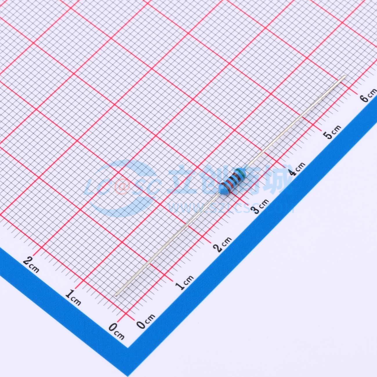 点击查看大图 MFR-25FBF52-51K实物图