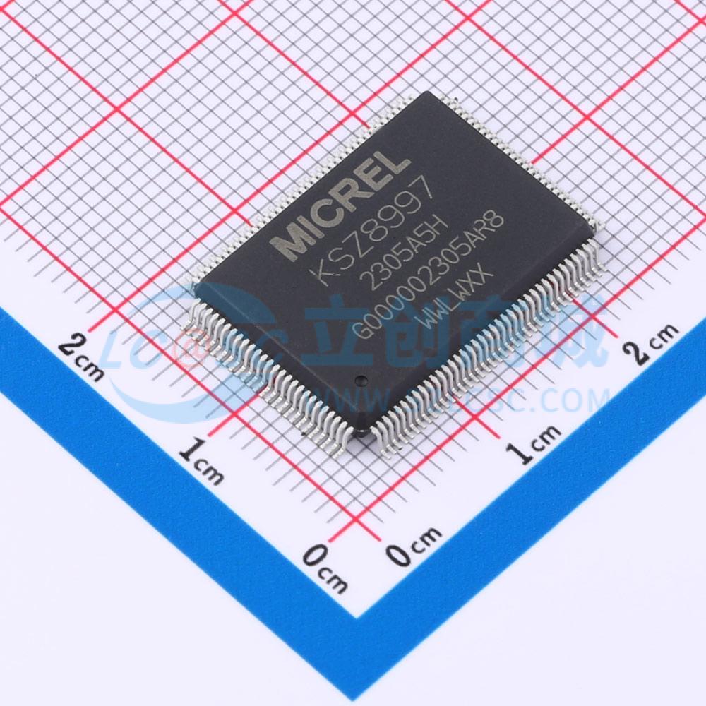 点击查看大图 KSZ8997实物图