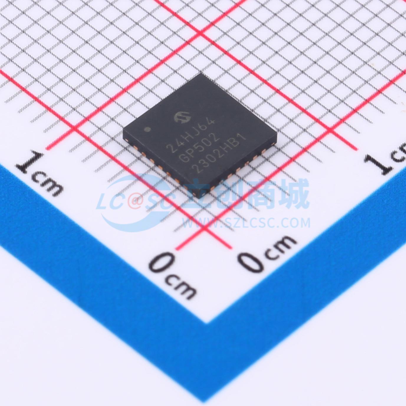 点击查看大图 PIC24HJ64GP502-I/MM实物图