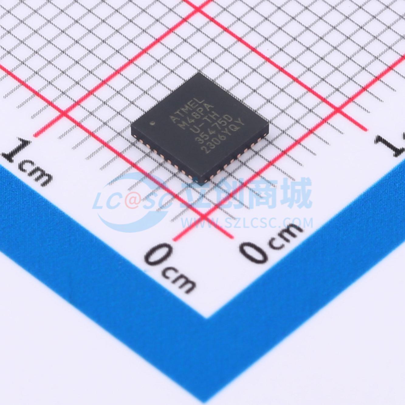 点击查看大图 ATMEGA48PA-MUR实物图