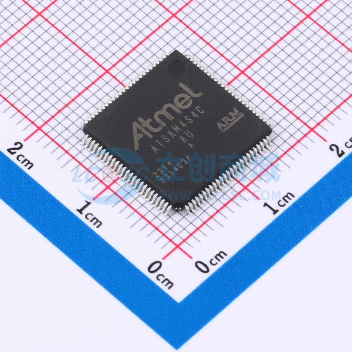 点击查看大图 ATSAM4S4CA-AU实物图
