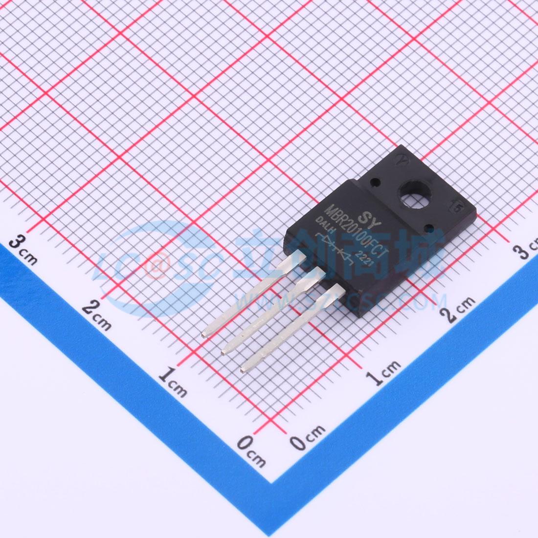 点击查看大图 MBR20100FCT实物图