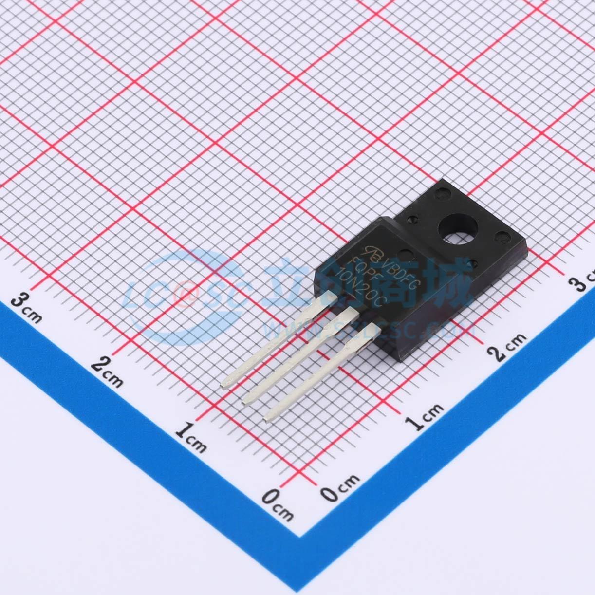 点击查看大图 FQPF10N20C-VB实物图