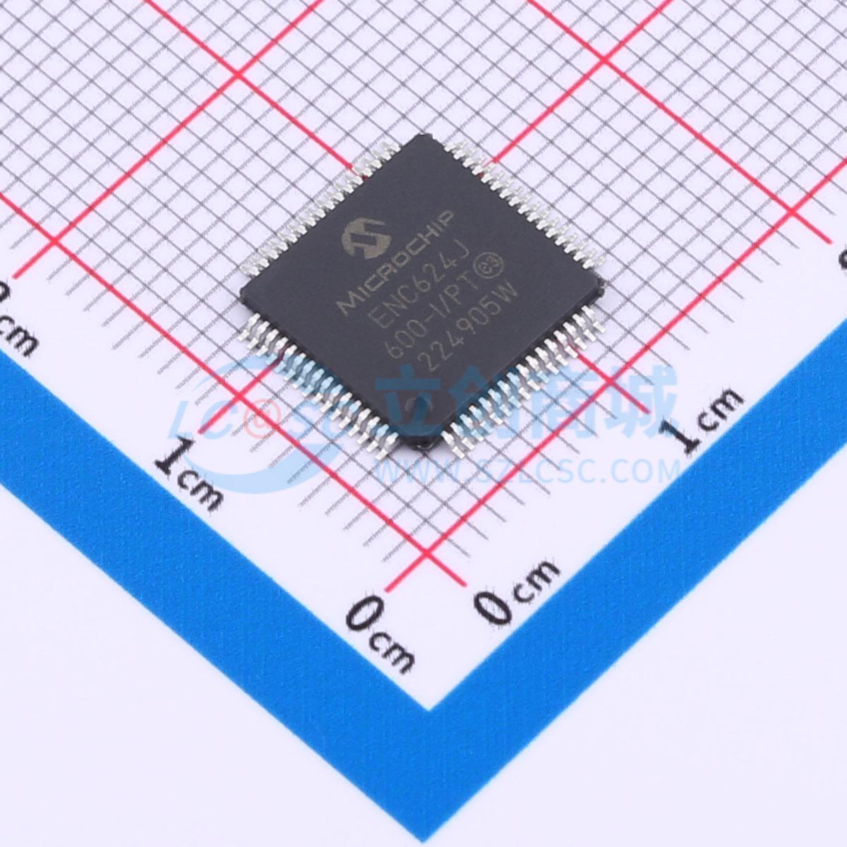 点击查看大图 ENC624J600T-I/PT实物图
