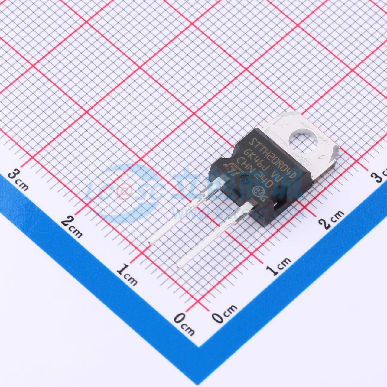 点击查看大图 STTH20R04D实物图