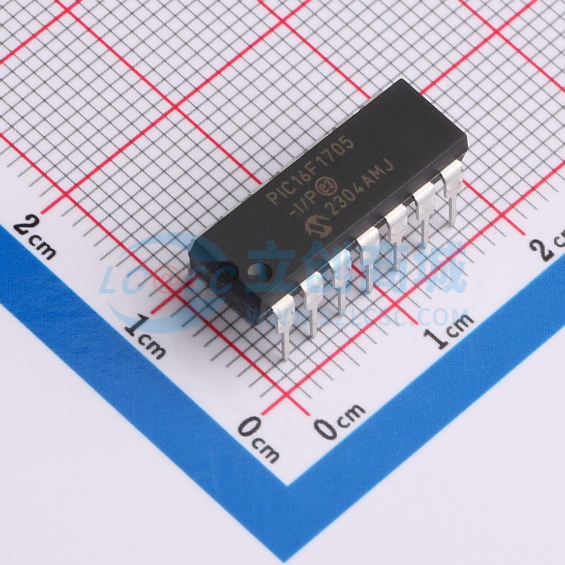 点击查看大图 PIC16F1705-I/P实物图
