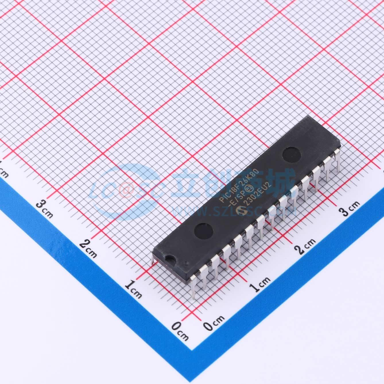 点击查看大图 PIC18F26K80-E/SP实物图