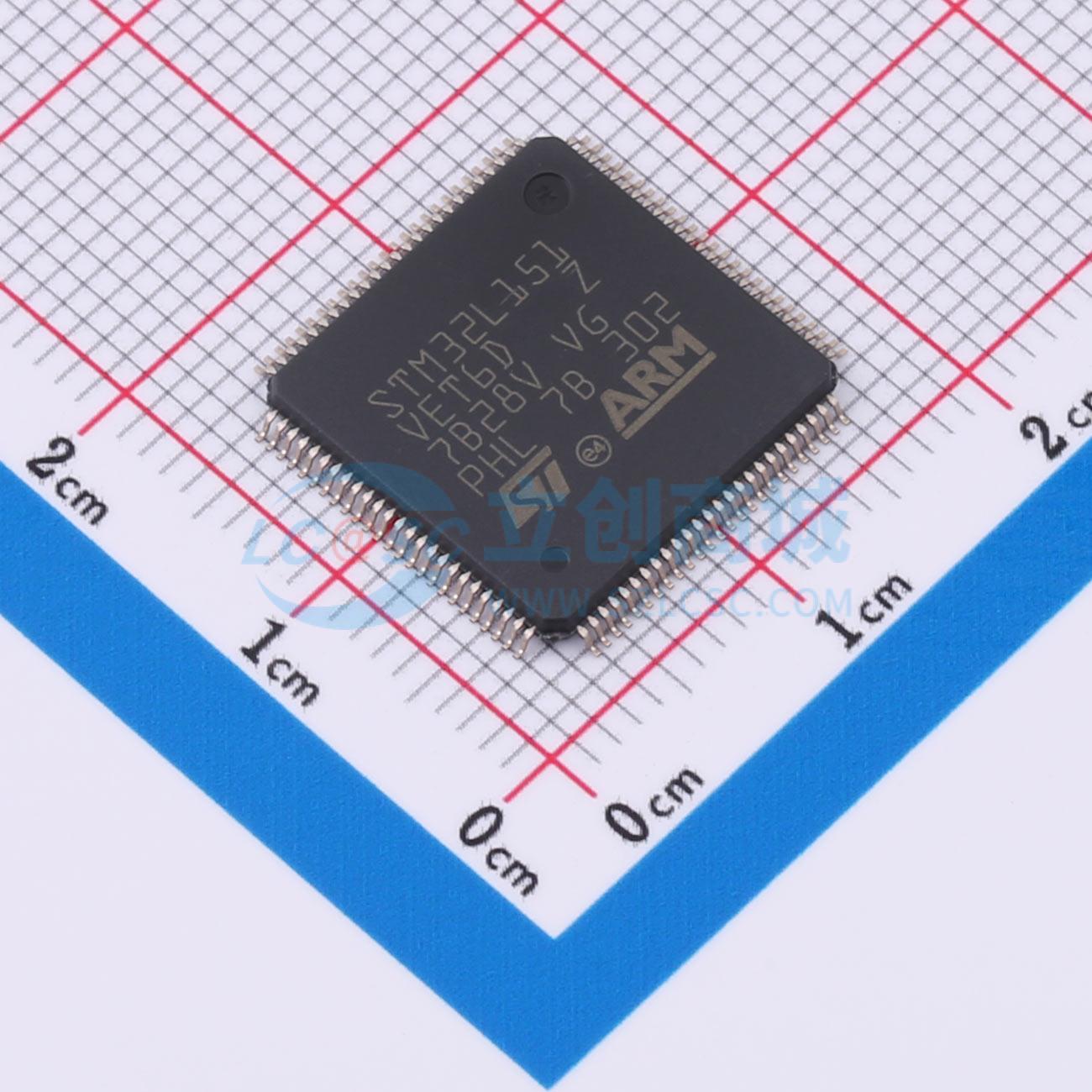 点击查看大图 STM32L151VET6D实物图
