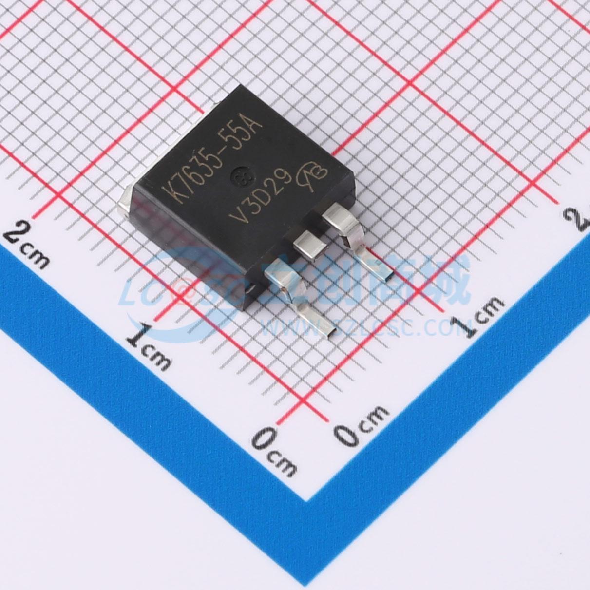 点击查看大图 BUK7635-55A-VB实物图