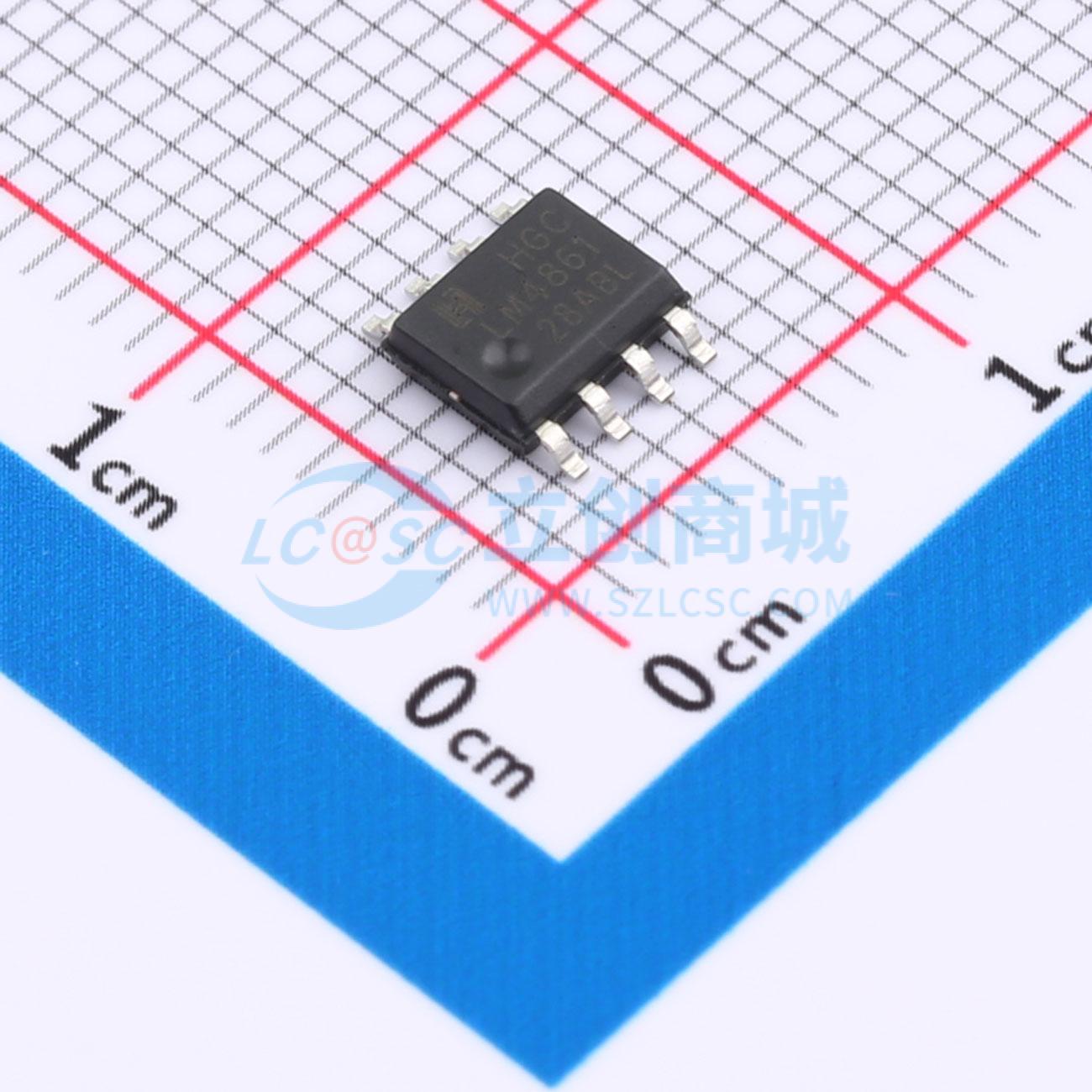 点击查看大图 LM4861DRG实物图