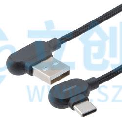 USBCA2LED-RA-MM-2M实物图