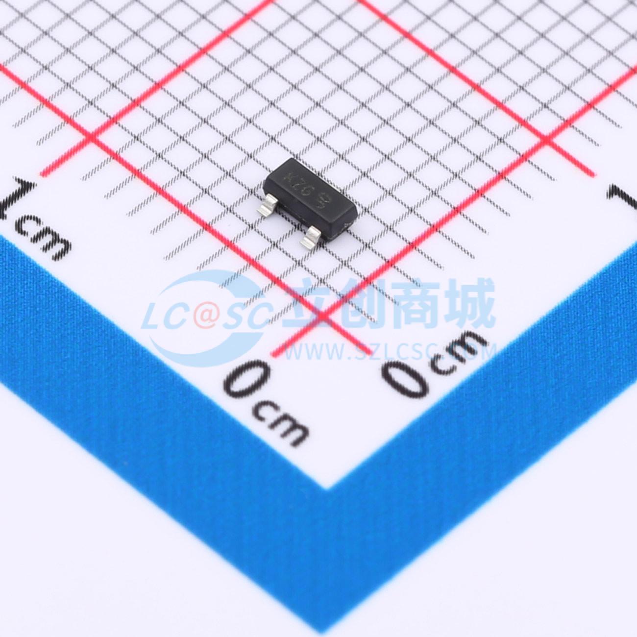 点击查看大图 BZX84C3V9Q-13-F实物图