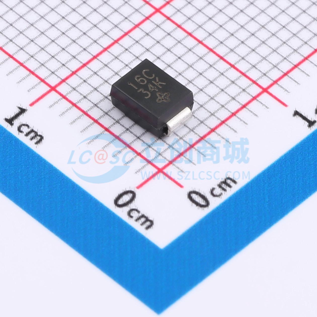 P6SMB16CA-E3/52实物图