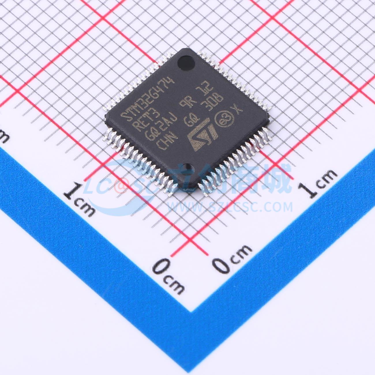 点击查看大图 STM32G474RET3实物图