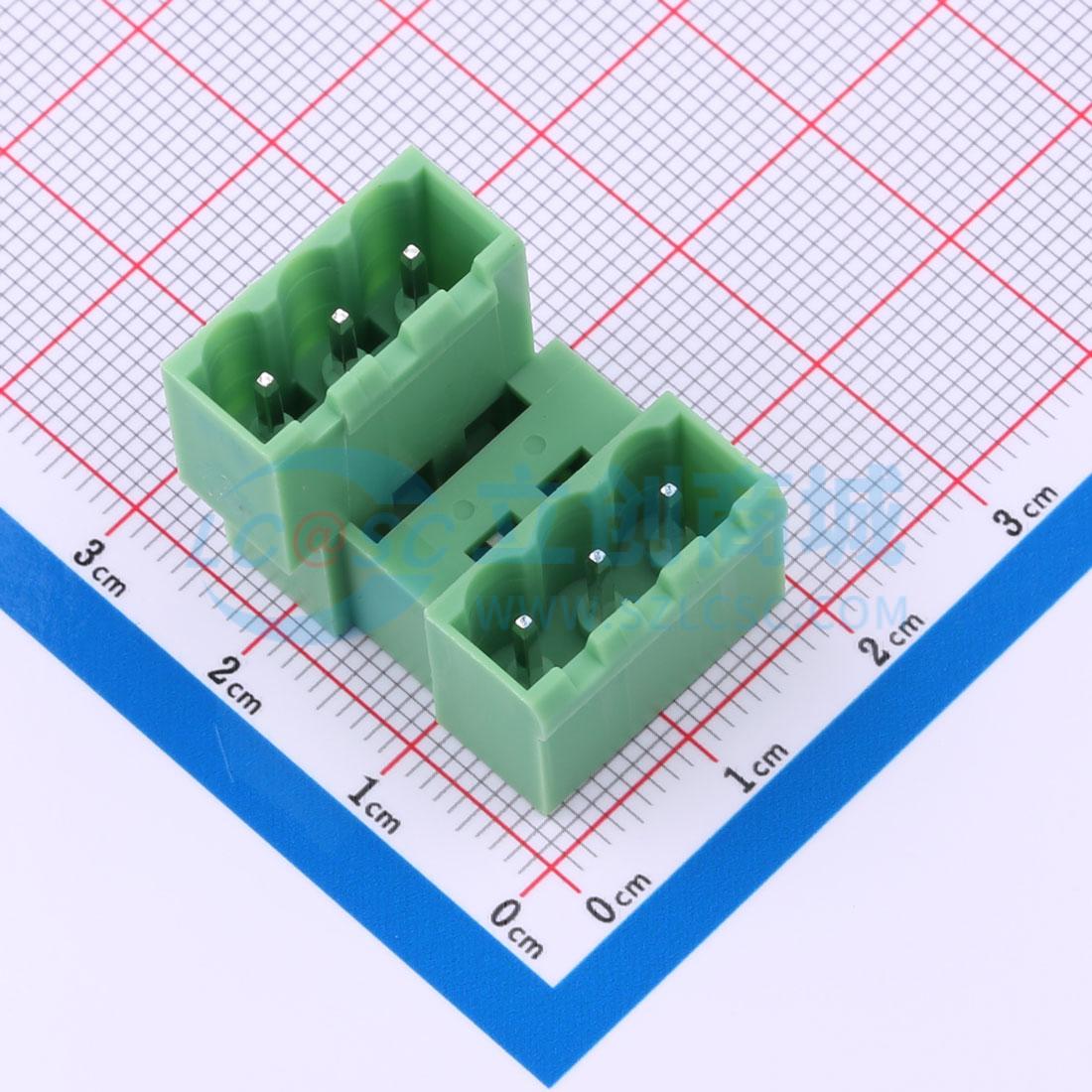 KF2EDGRTC-5.08-2*3P实物图