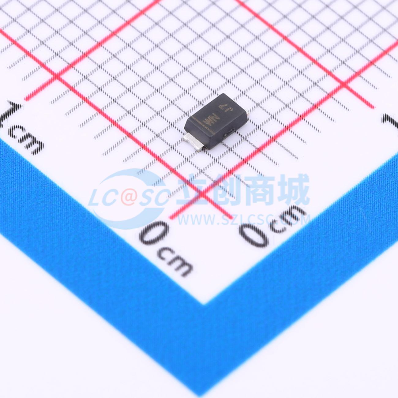 点击查看大图 BZT52HC22WF-7实物图