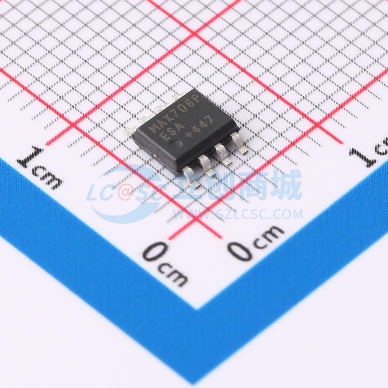 点击查看大图 MAX706PESA+T实物图