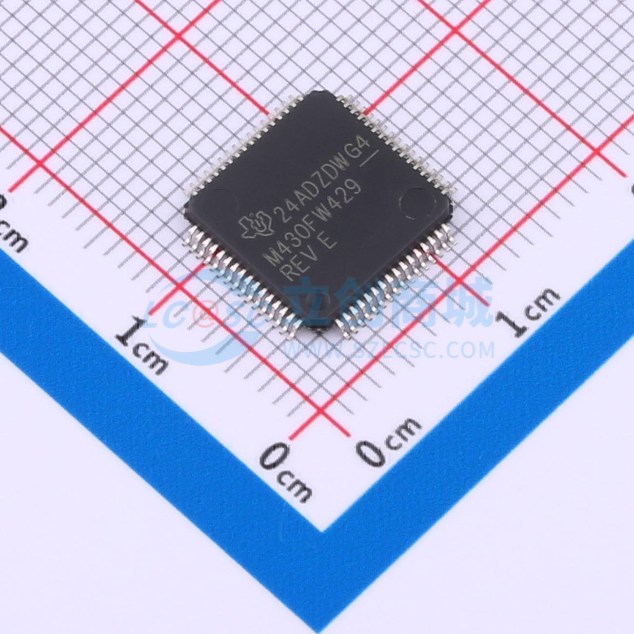 点击查看大图 MSP430FW429IPMR实物图