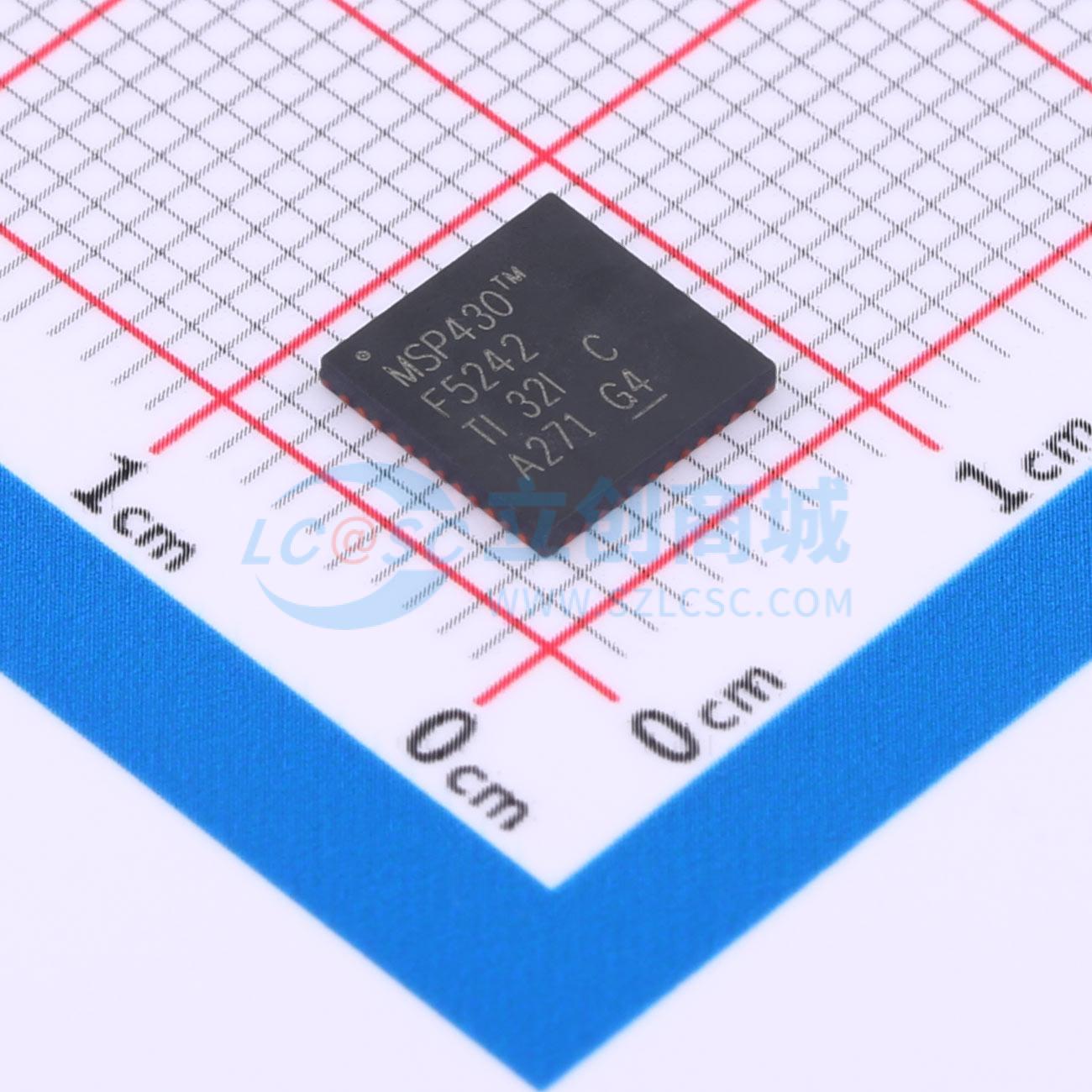 点击查看大图 MSP430F5242IRGZR实物图