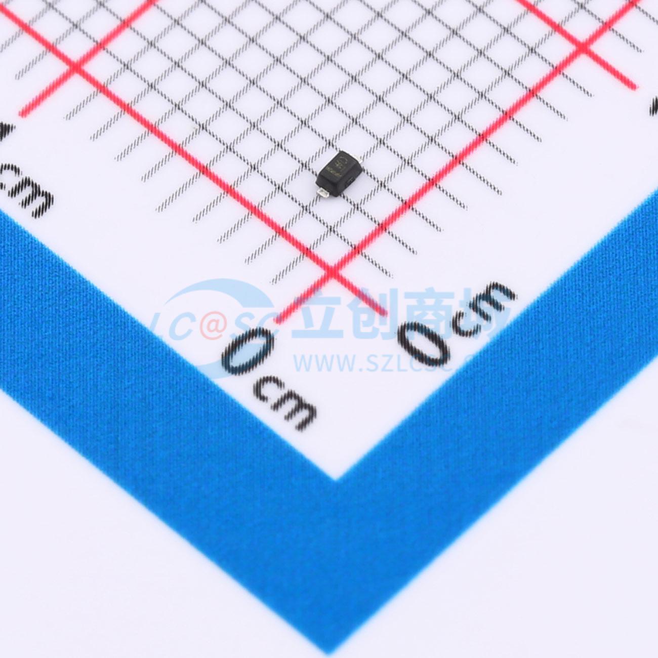 点击查看大图 BZT52C8V2TQ-7-F实物图