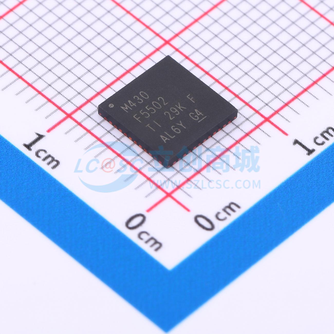 MSP430F5502IRGZR实物图