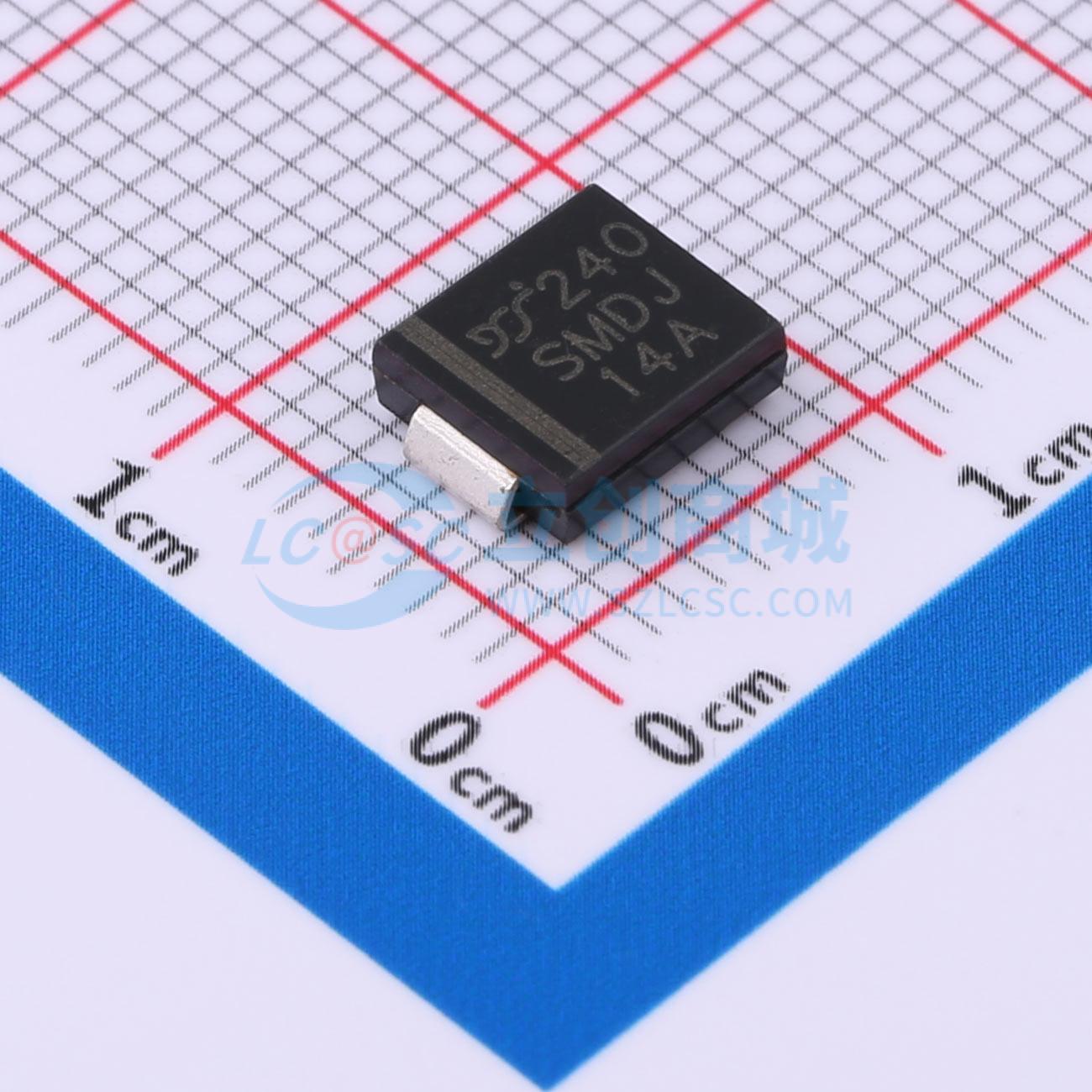 点击查看大图 SMDJ14AQ实物图