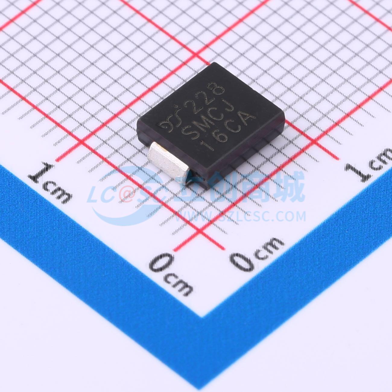 点击查看大图 SMCJ16CAQ实物图