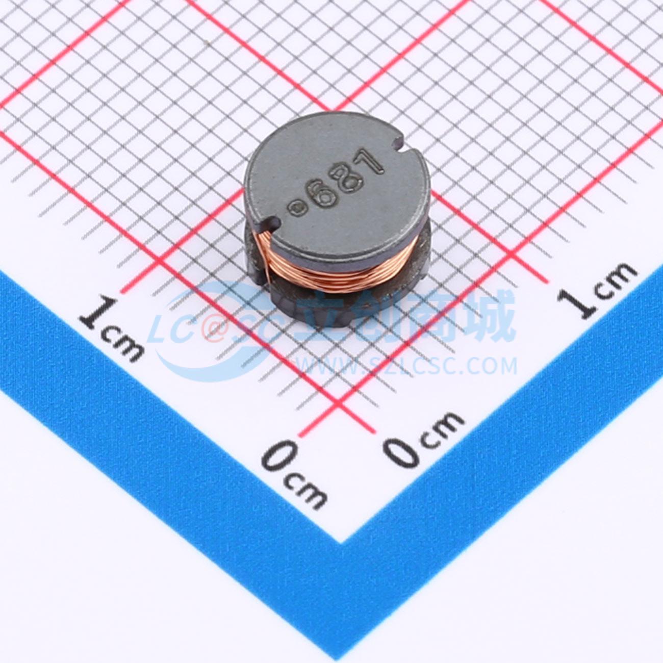 点击查看大图 SDR0805-681KL实物图