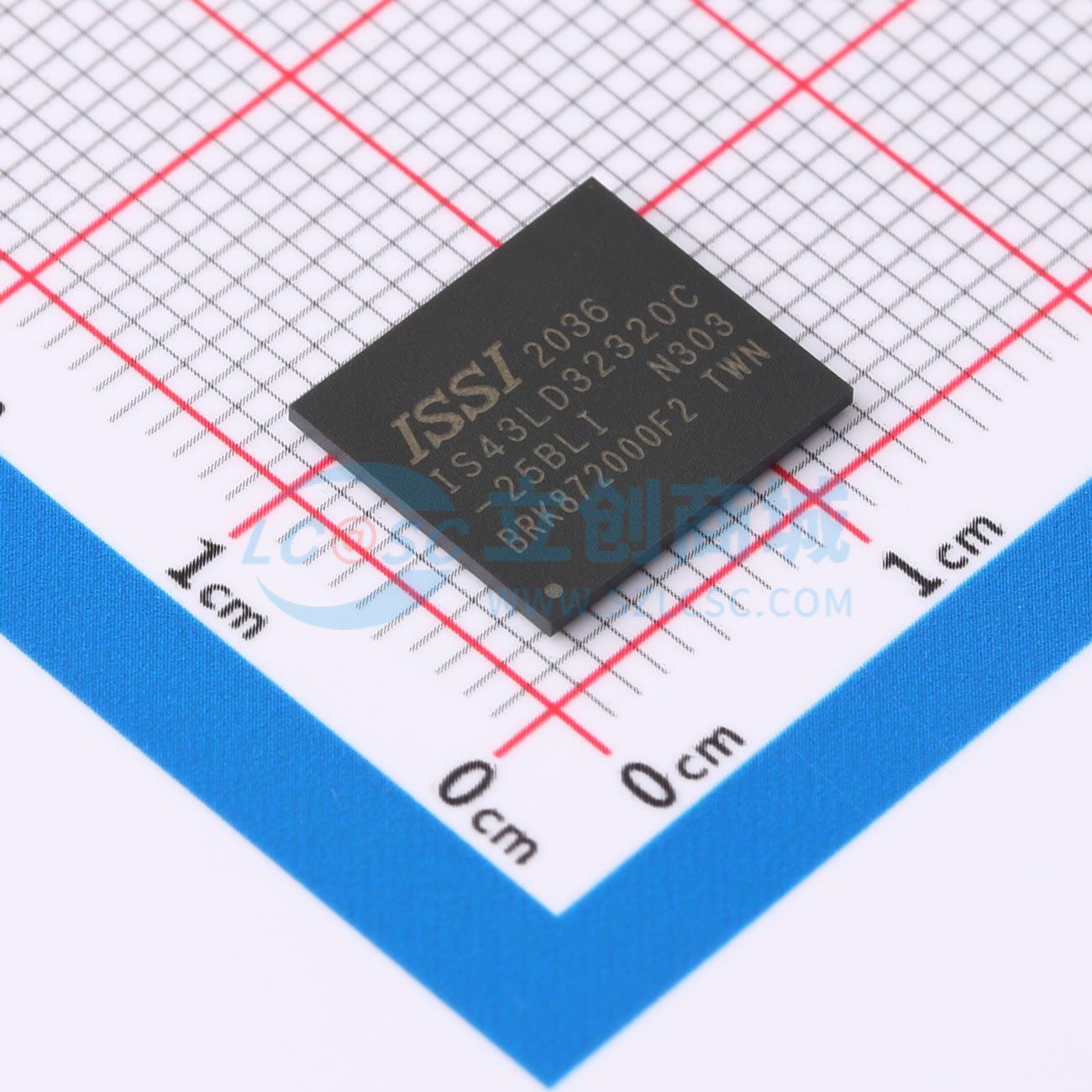 点击查看大图 IS43LD32320C-25BLI实物图