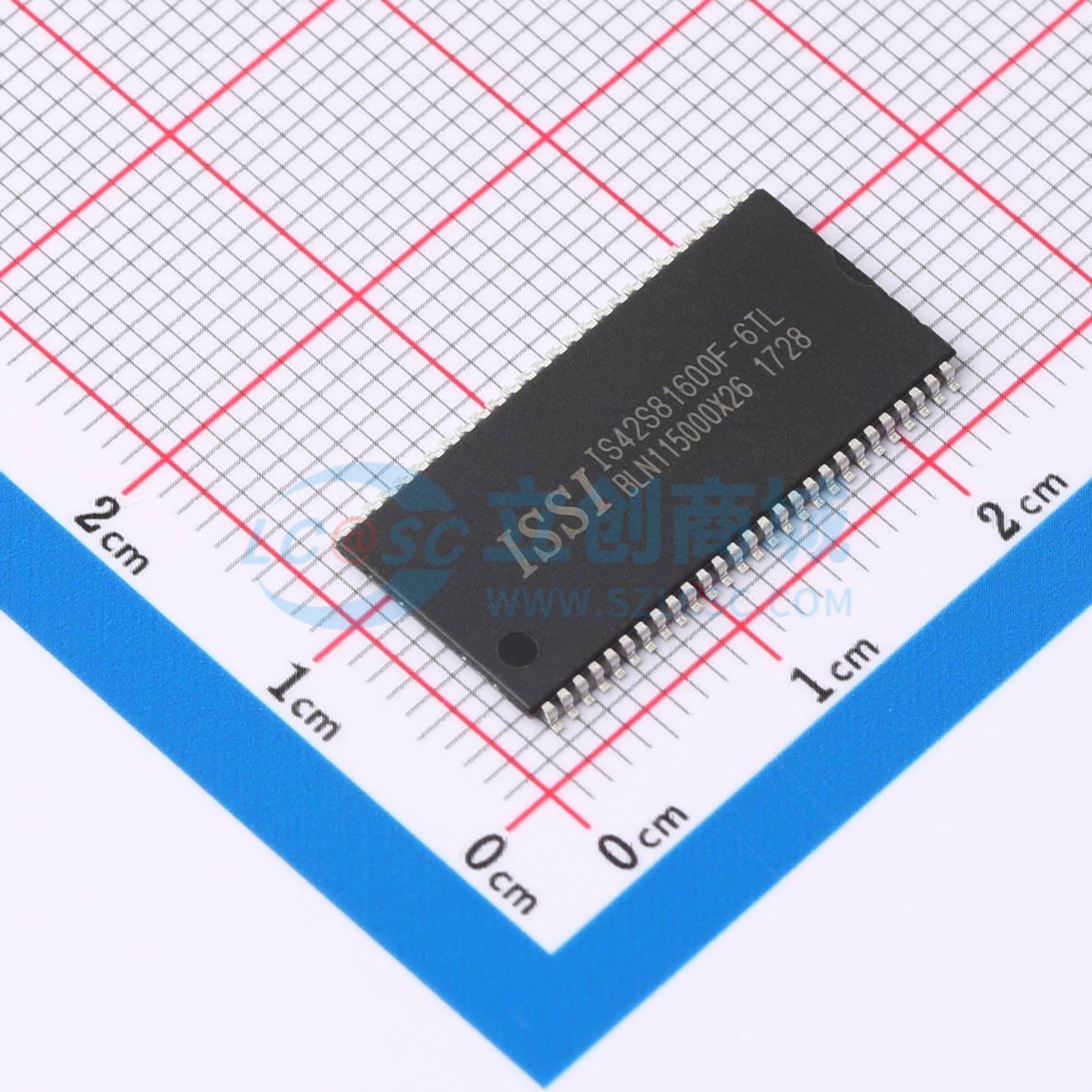 点击查看大图 IS42S81600F-6TL实物图