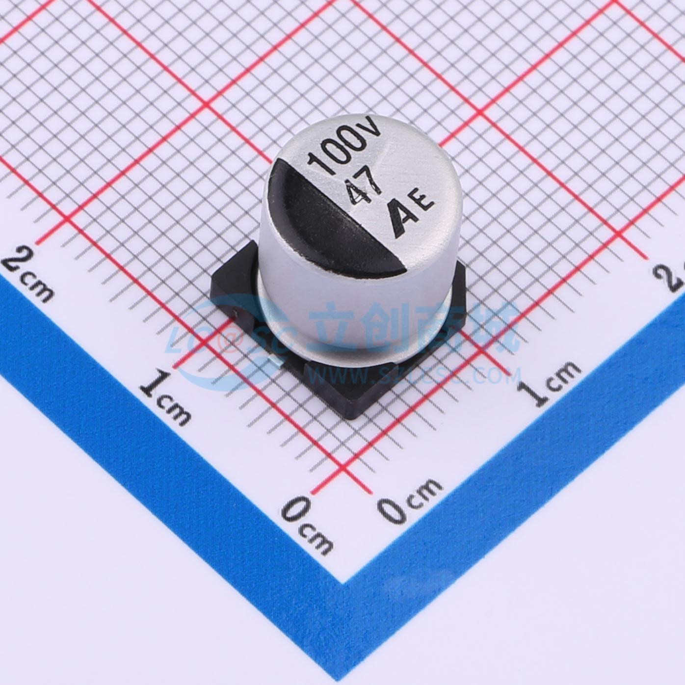 点击查看大图 GVE2A476M1010CNVC实物图