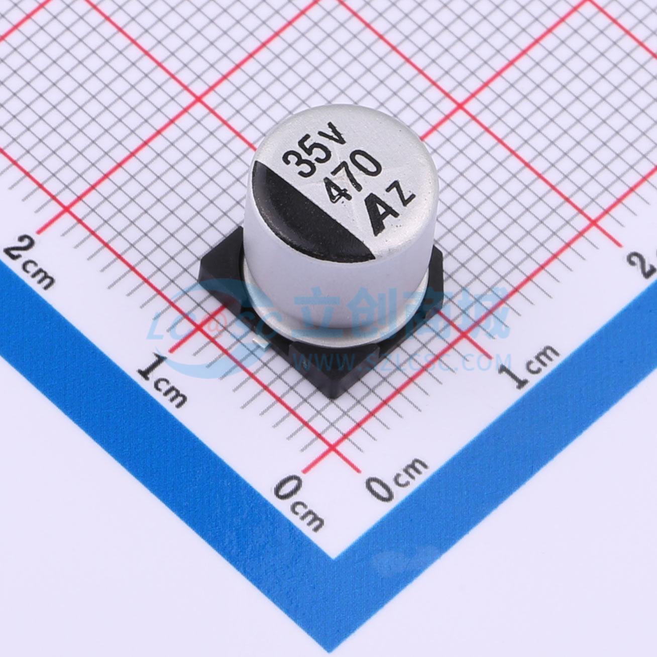 点击查看大图 GVZ1V477M1010CNVC实物图