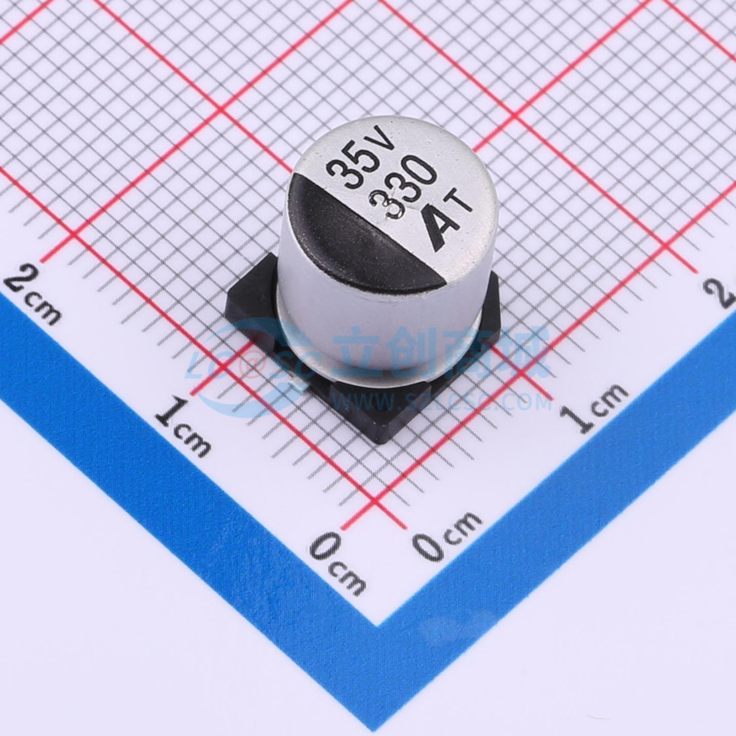 点击查看大图 GVT1V337M1010CNVC实物图