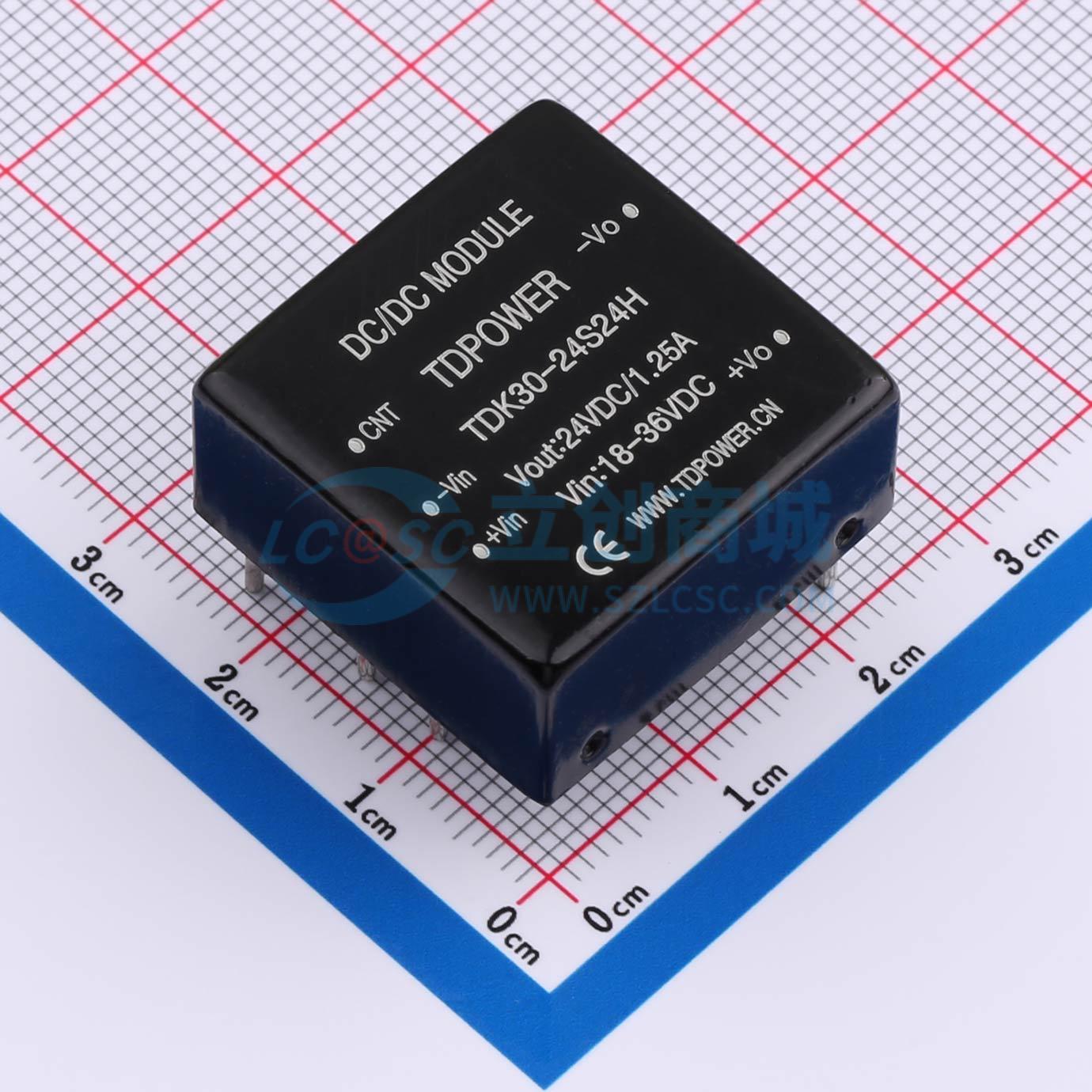 点击查看大图 TDK30-24S24H实物图