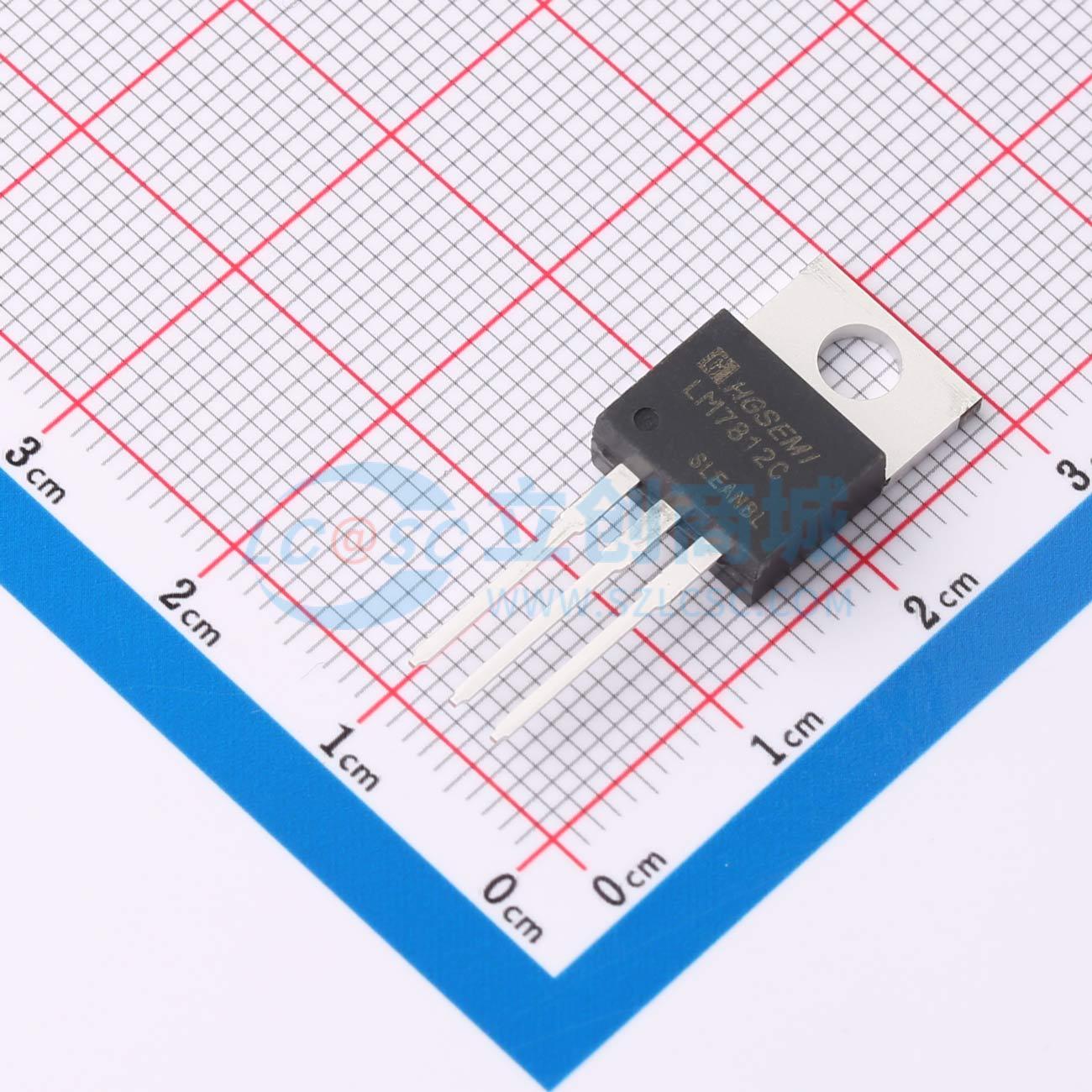 点击查看大图 LM7812CT实物图