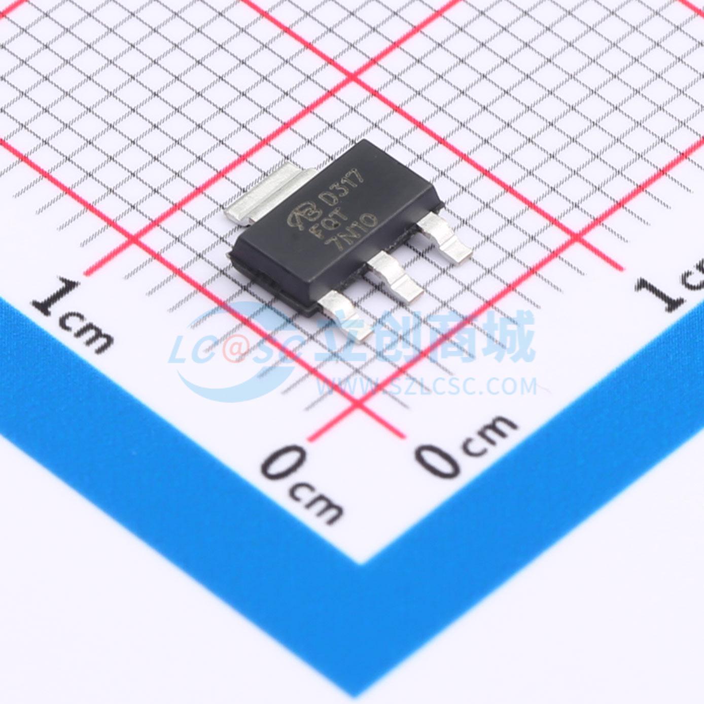 点击查看大图 FQT7N10LTF-VB实物图