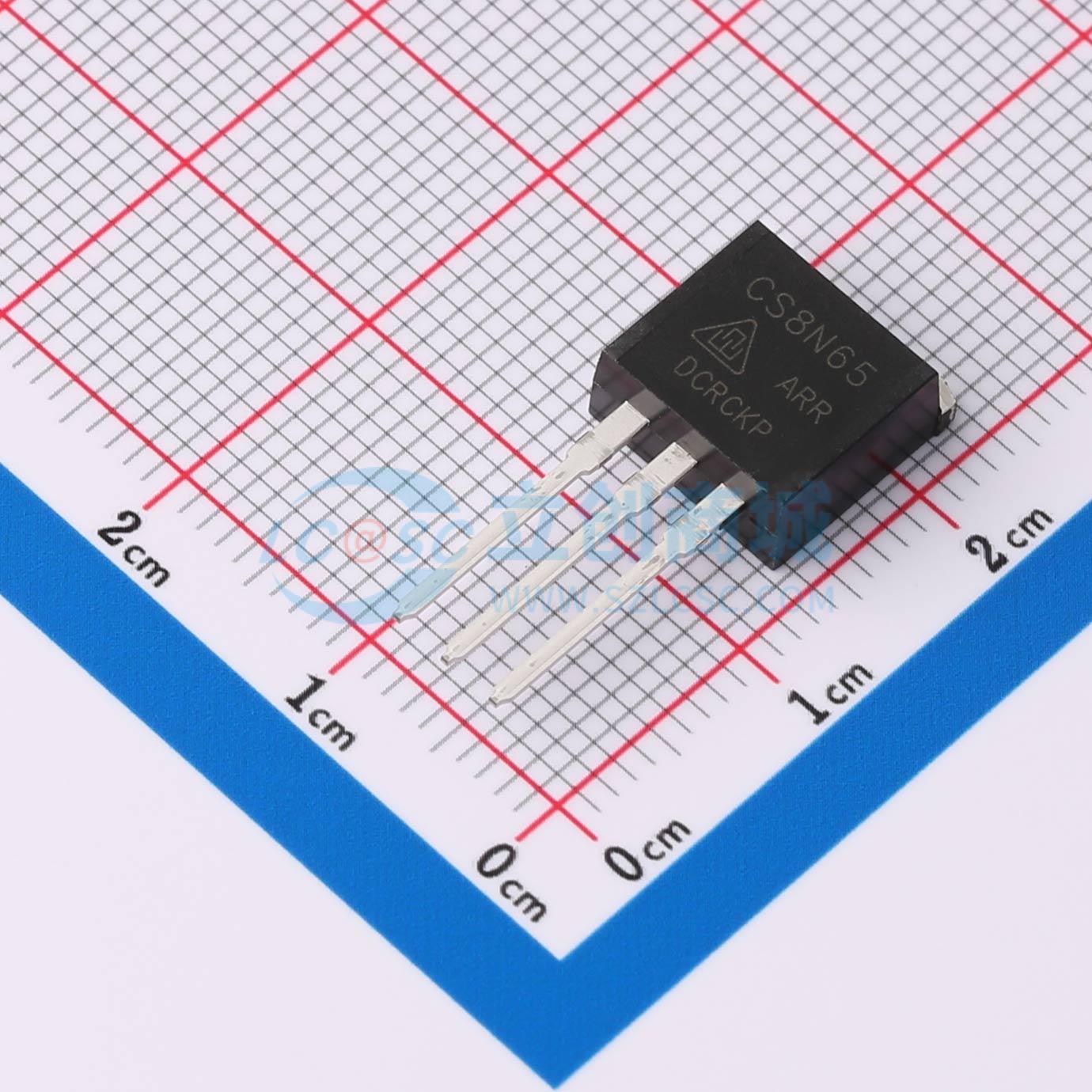 点击查看大图 CS8N65ARR实物图