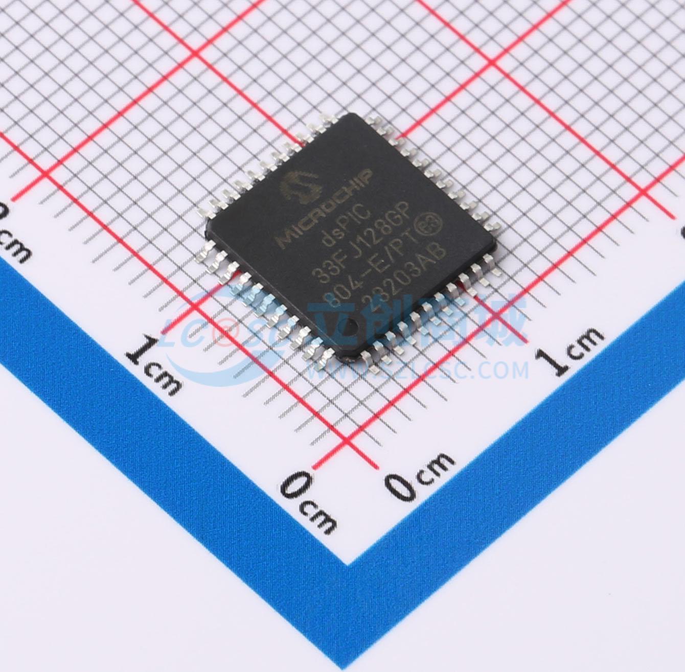 点击查看大图 dsPIC33FJ128GP804-E/PT实物图