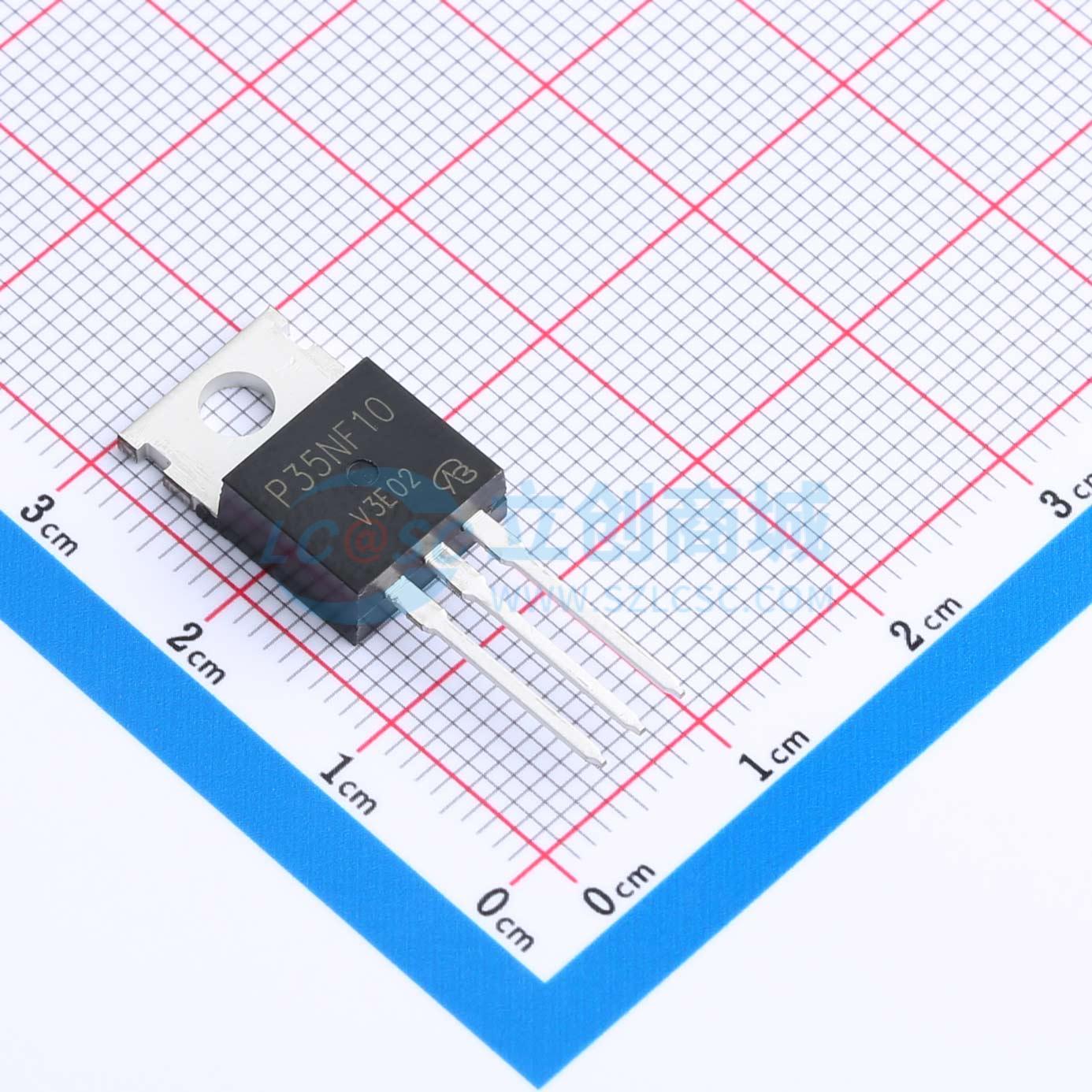 点击查看大图 STP35NF10-VB实物图