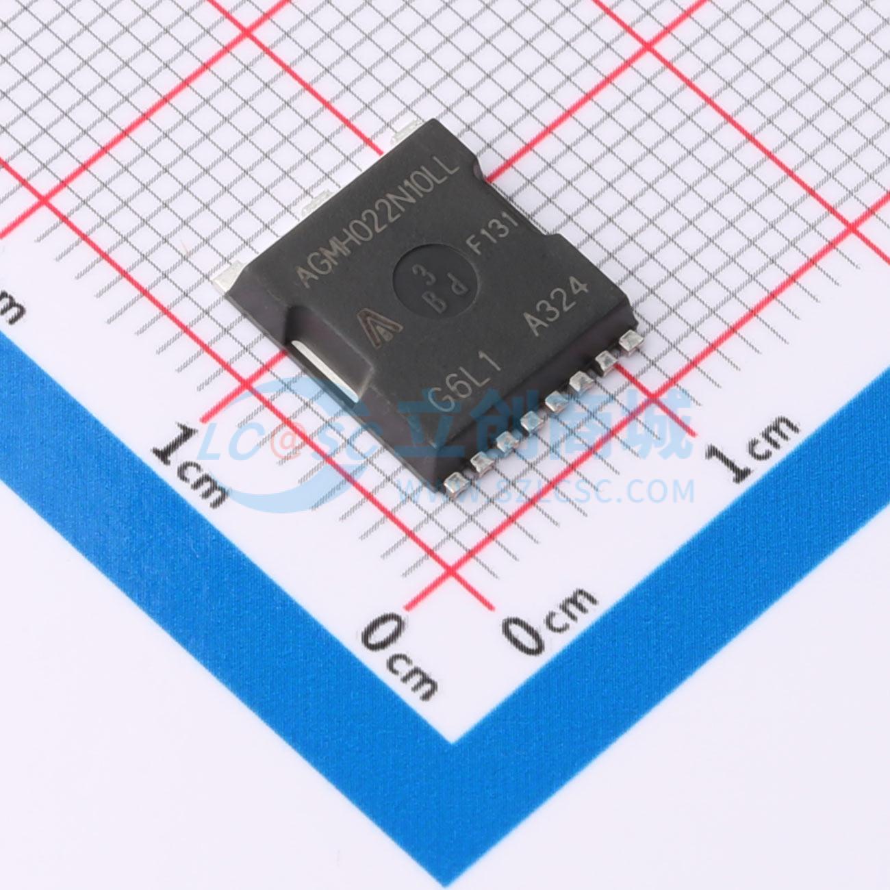 点击查看大图 AGMH022N10LL实物图