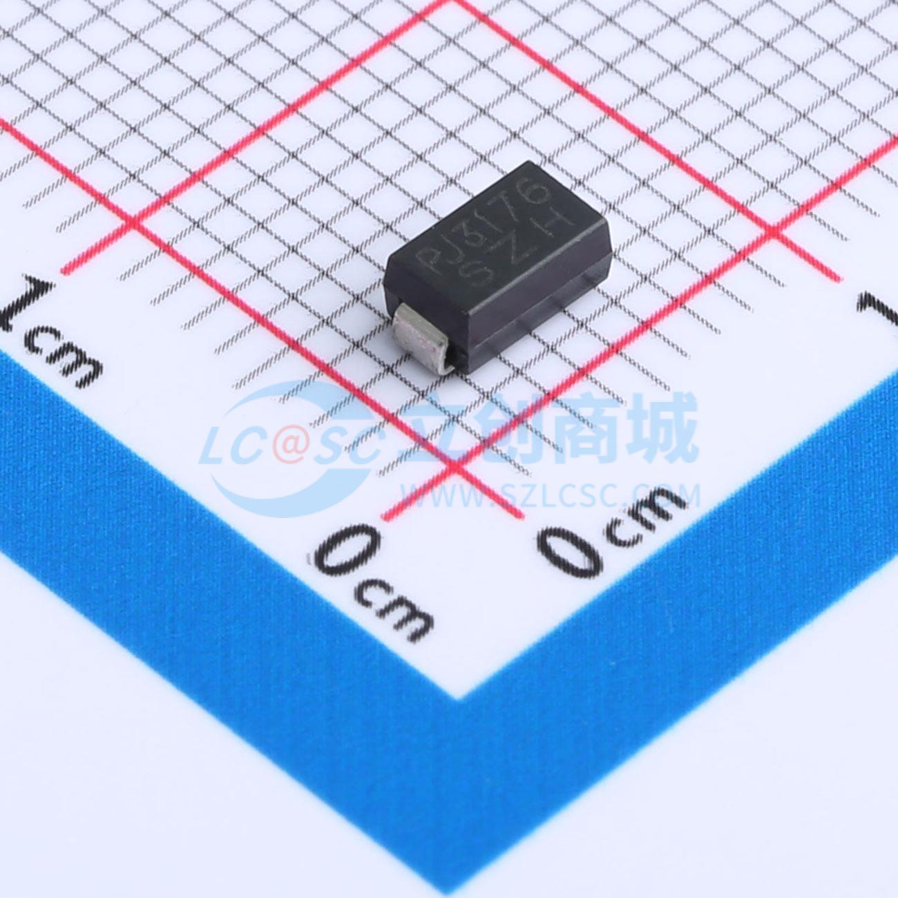 点击查看大图 P4SMAJ18CAS_R1_00001实物图