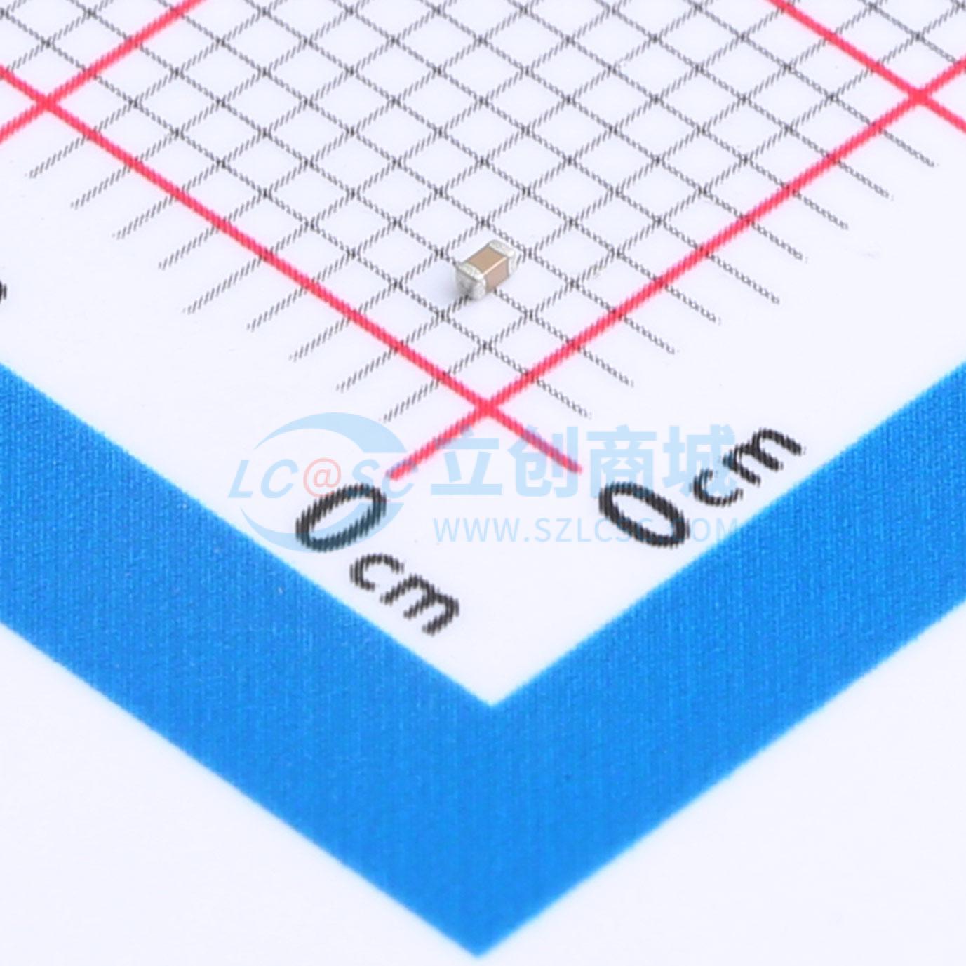 点击查看大图 0402B104M250NT实物图