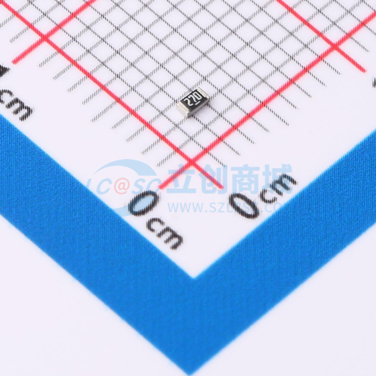 点击查看大图 RC0603DR-0727RL实物图