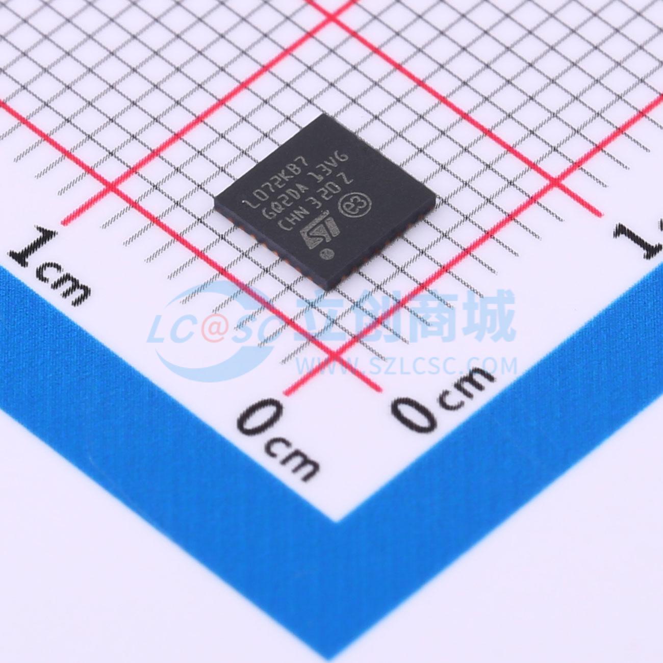 STM32L072KBU7实物图