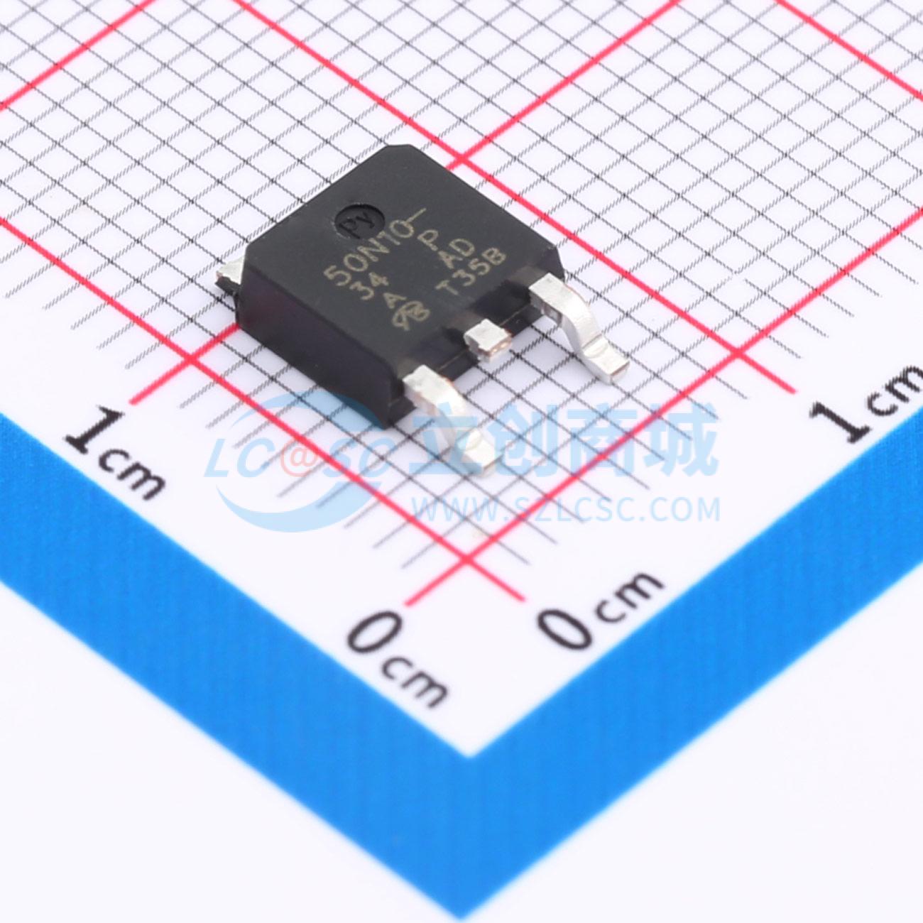 点击查看大图 SUD50N10-34P-E3-VB实物图