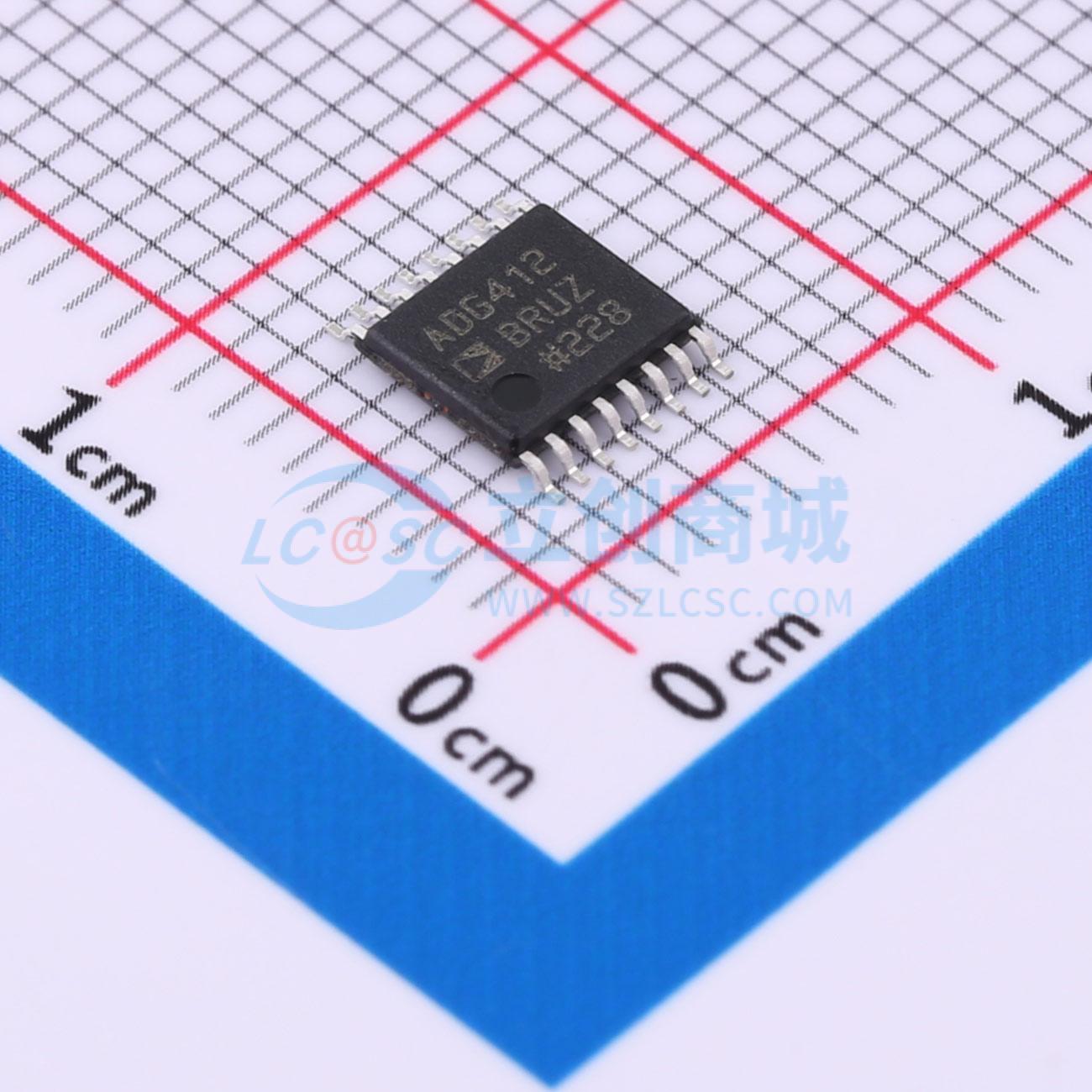 点击查看大图 ADG412BRUZ实物图