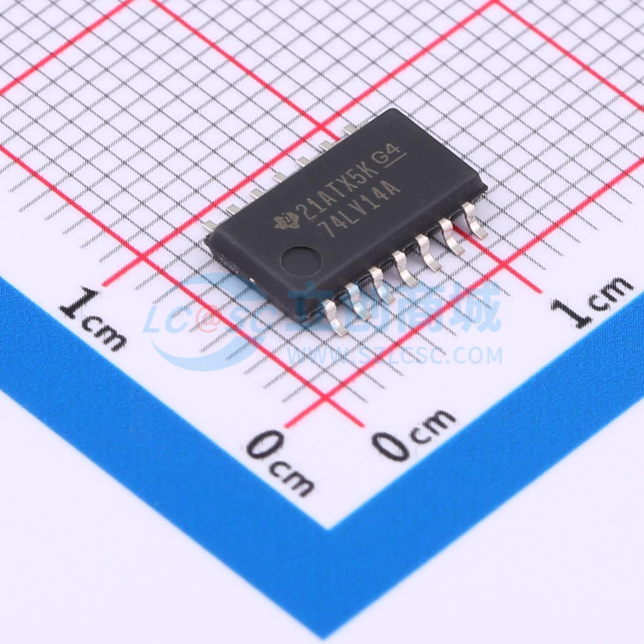 点击查看大图 SN74LV14ANSR实物图