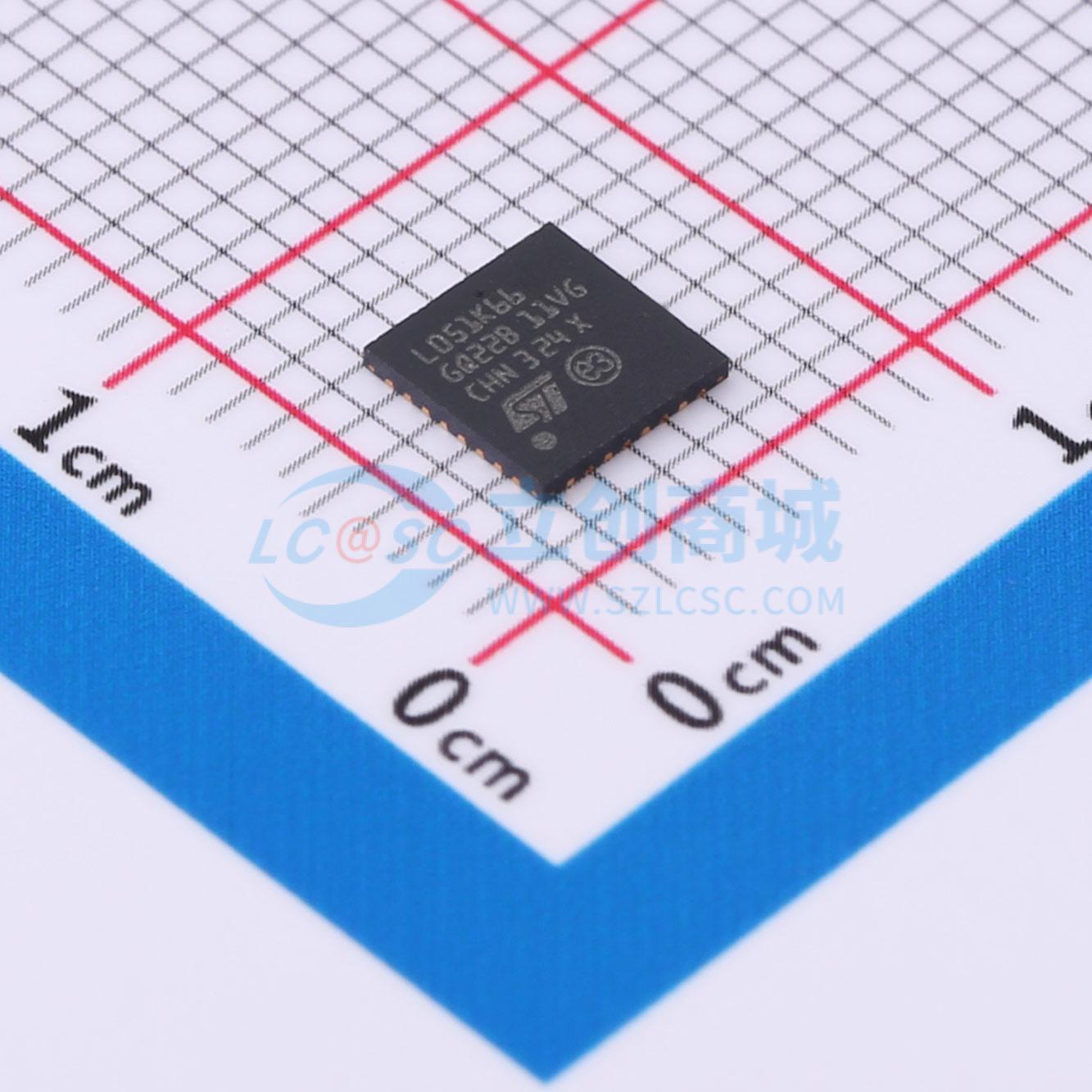 STM32L051K6U6实物图
