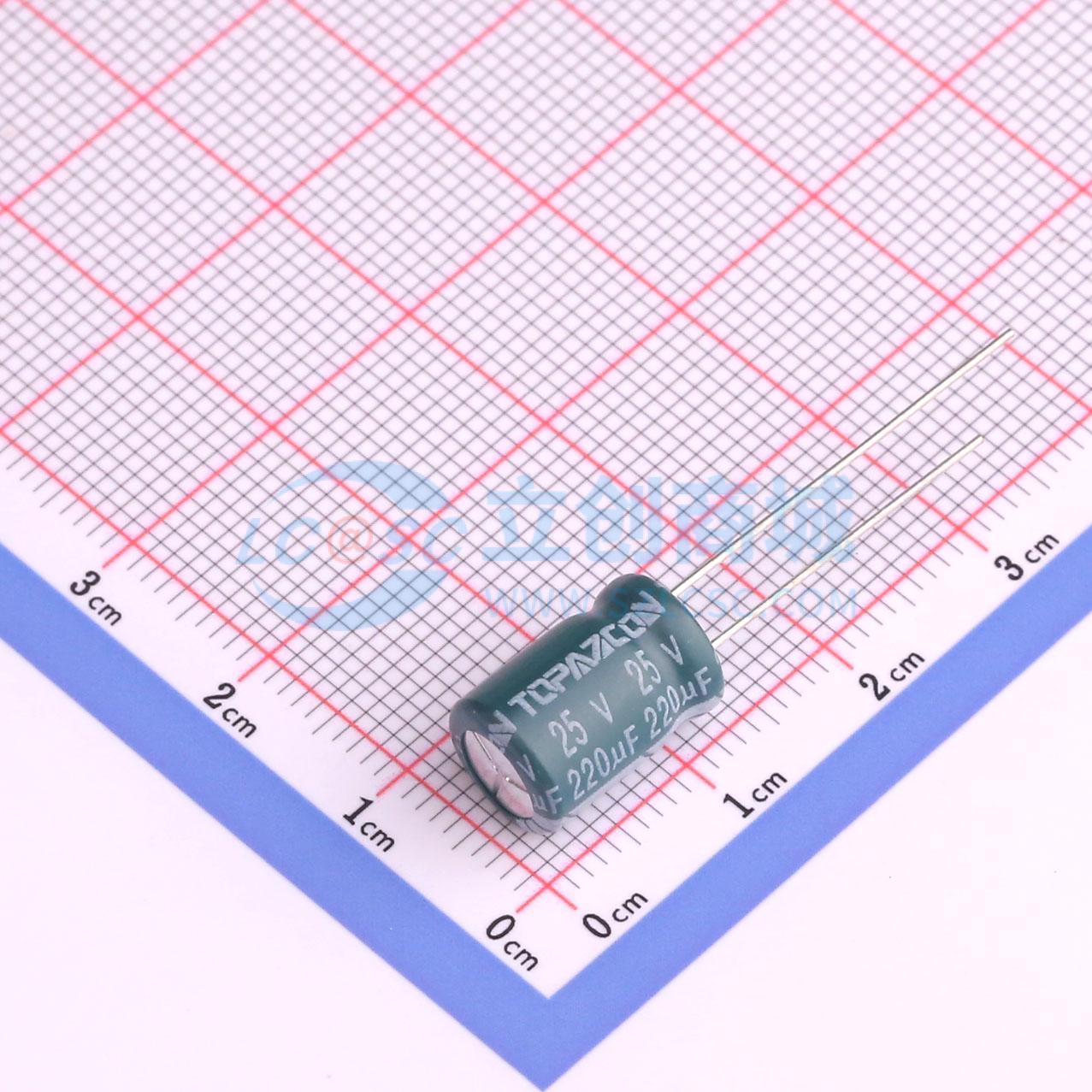 ELF1E221M081200I实物图