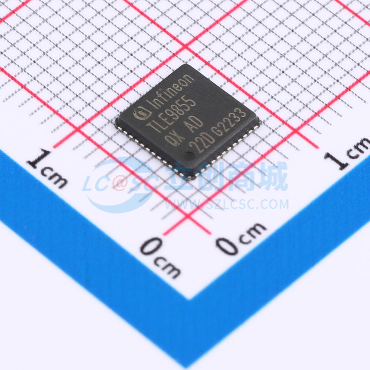 点击查看大图 TLE9855QXXUMA2实物图
